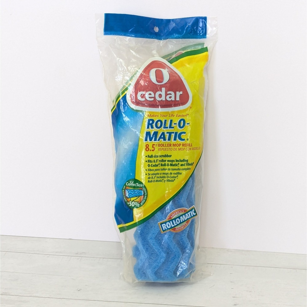 O Cedar Roll O Matic 8.5 Roller Mop Refill New USA New Old Stock
